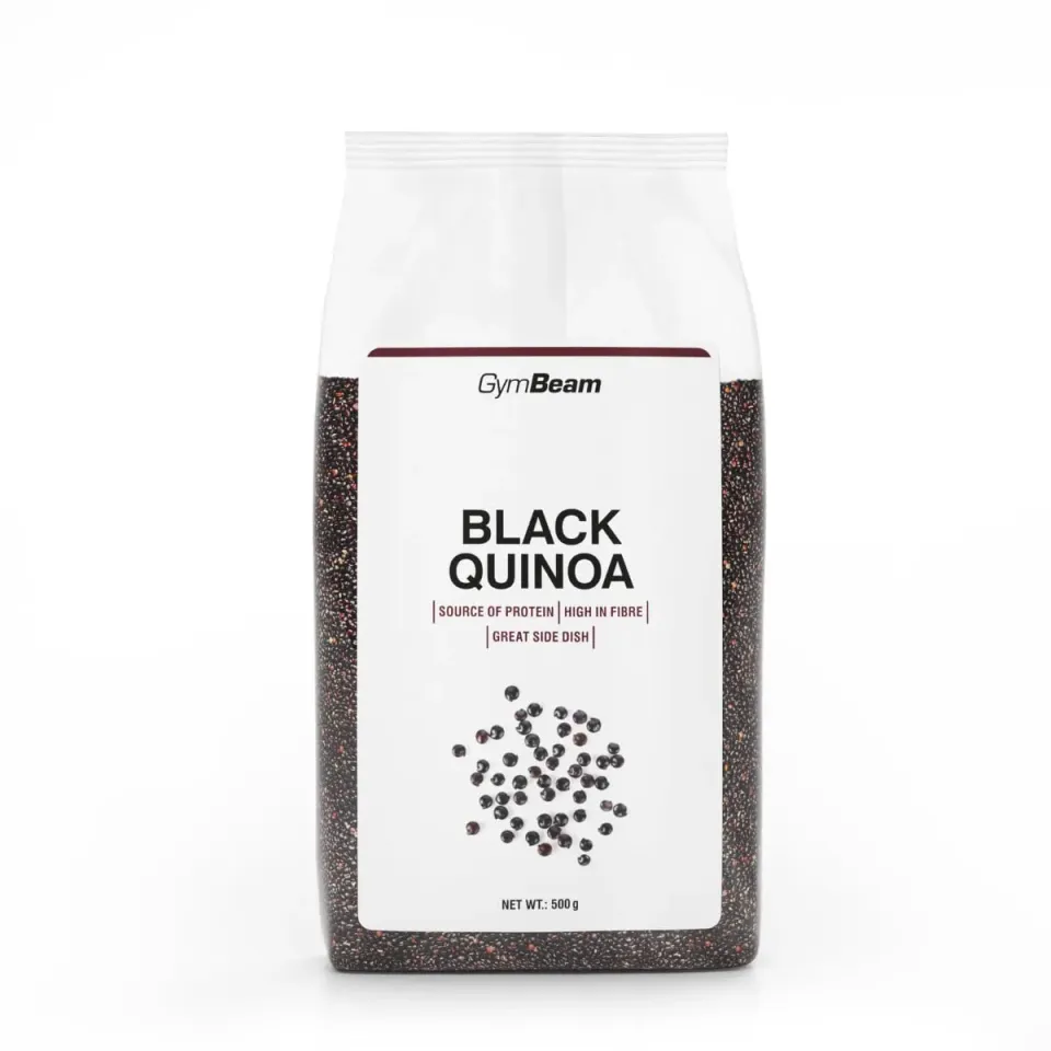 GymBeam Quinoa Nera Bio Cereale 500 g Senza Glutine